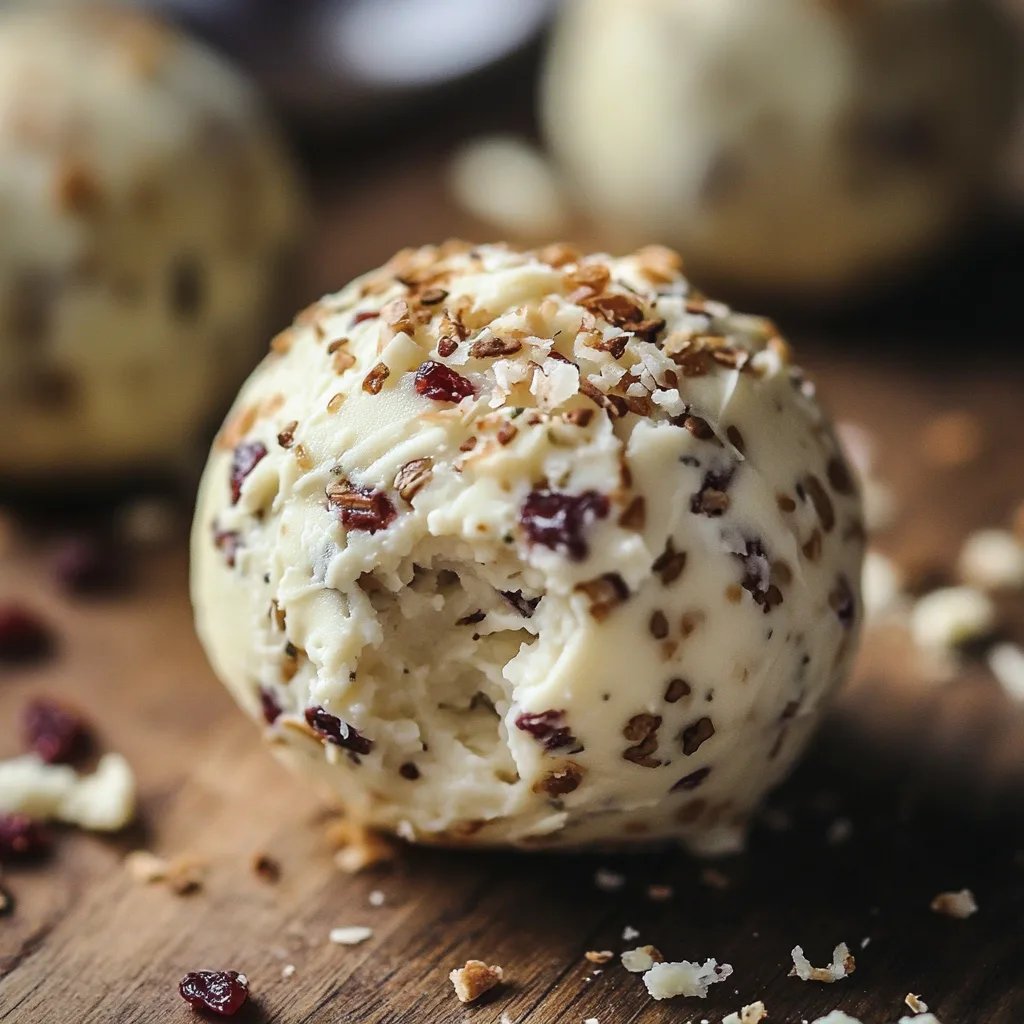 Craisins White Cheddar Cheese Ball