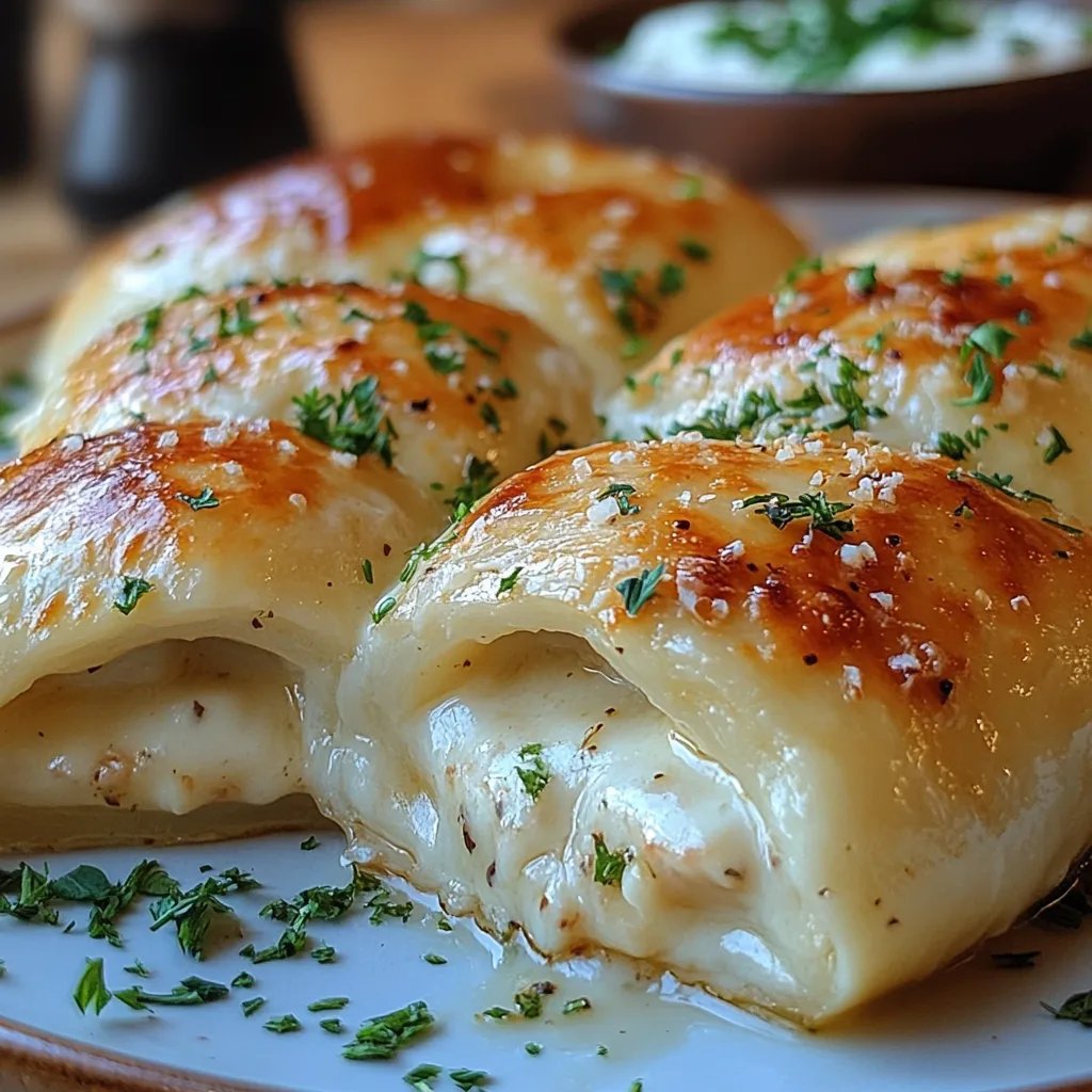 Chicken Alfredo Stuffed Crescents: An Incredible 7-Minute Recipe
