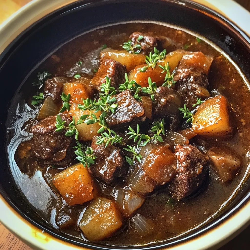 French Onion Beef Stew