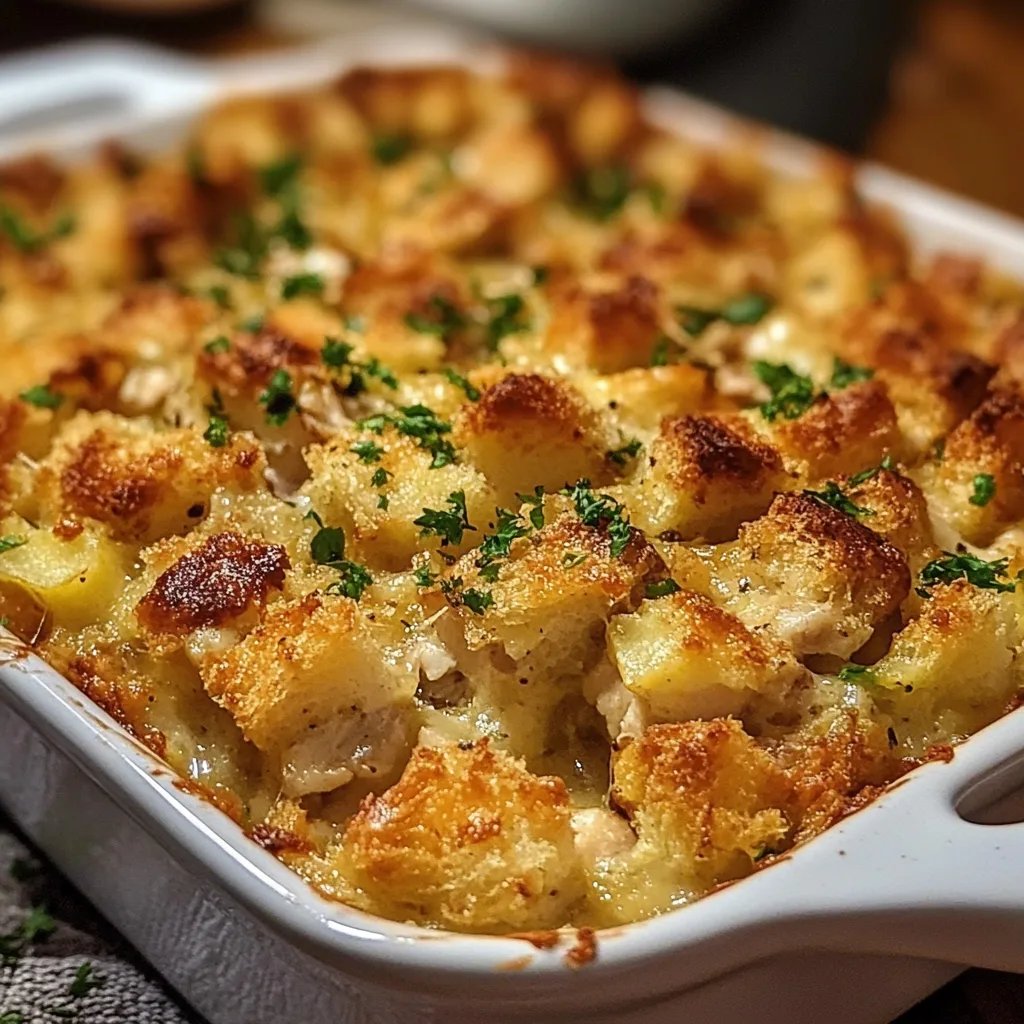 Dolly's Chicken and Stuffing Casserole