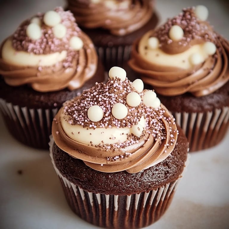 Hot Chocolate Cupcakes