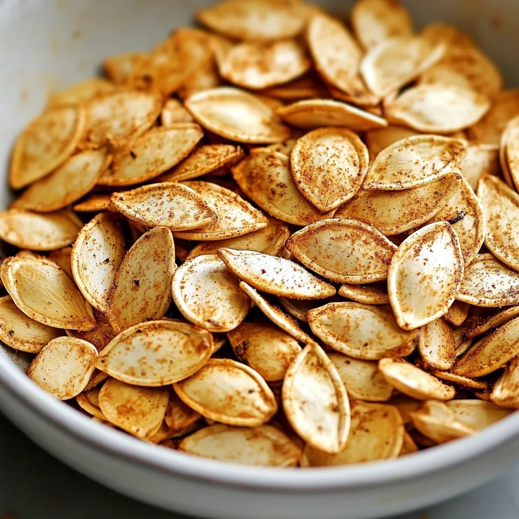 Garlic Air Fryer Pumpkin Seeds
