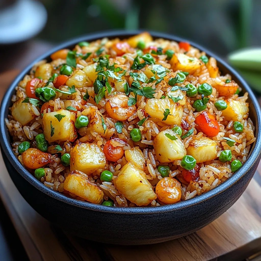 Thai Pineapple Fried Rice: An Incredible Ultimate Recipe