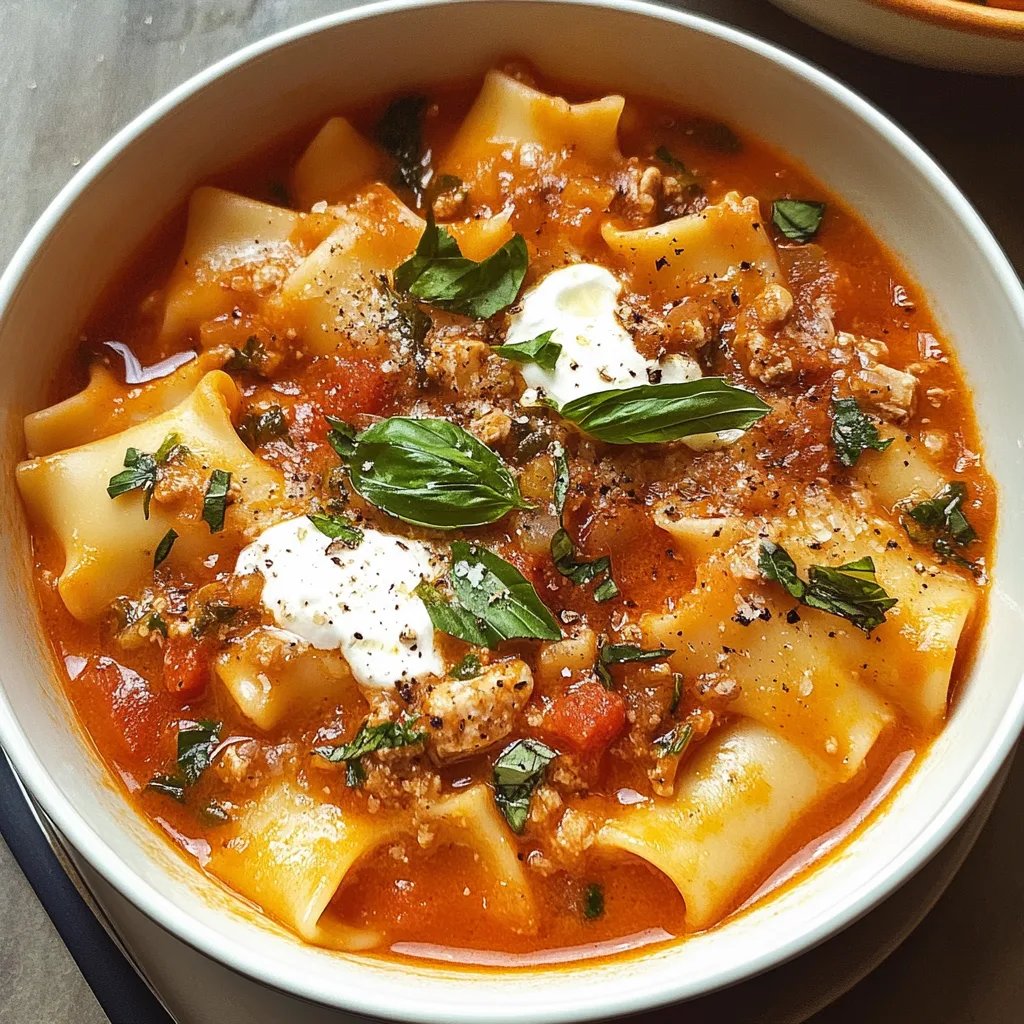 Lasagna Soup