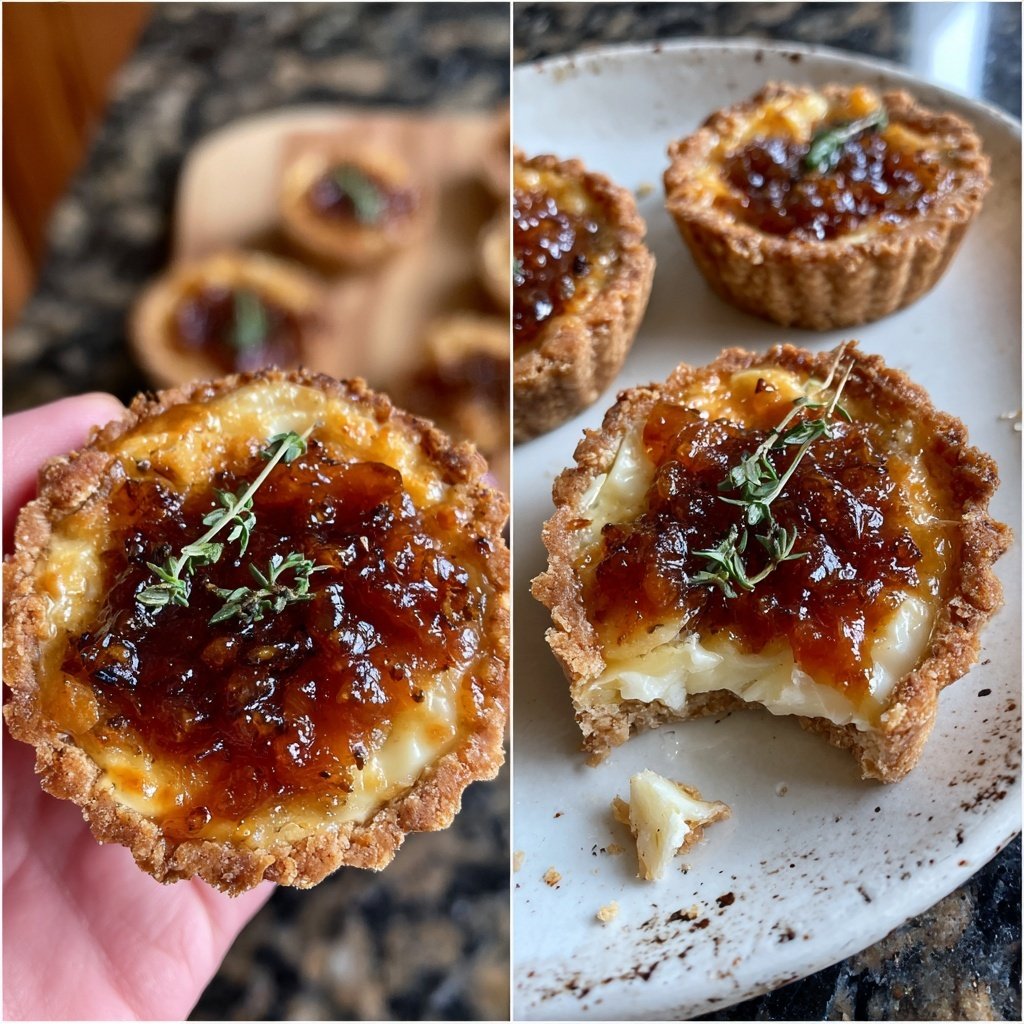 Brie and Fig Jam Tartlets