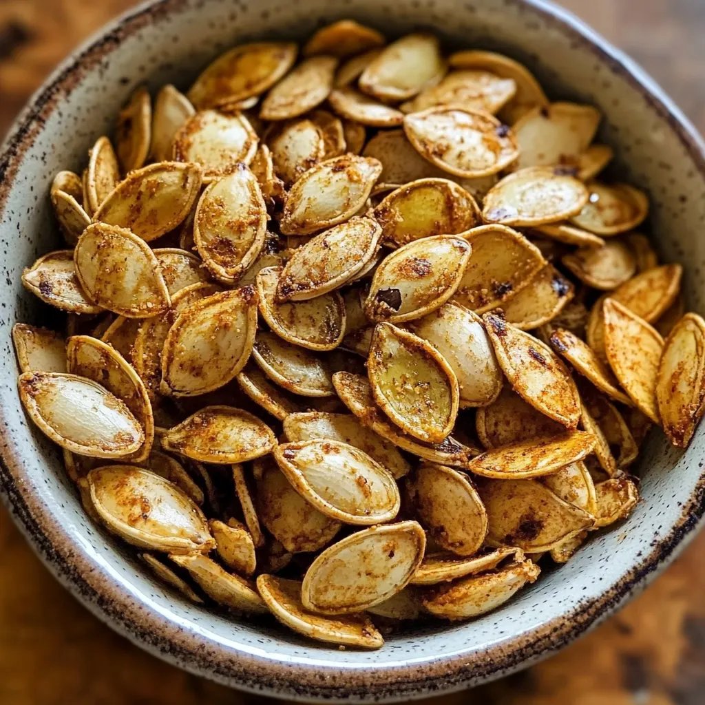Sweet & Spicy Roasted Pumpkin Seeds