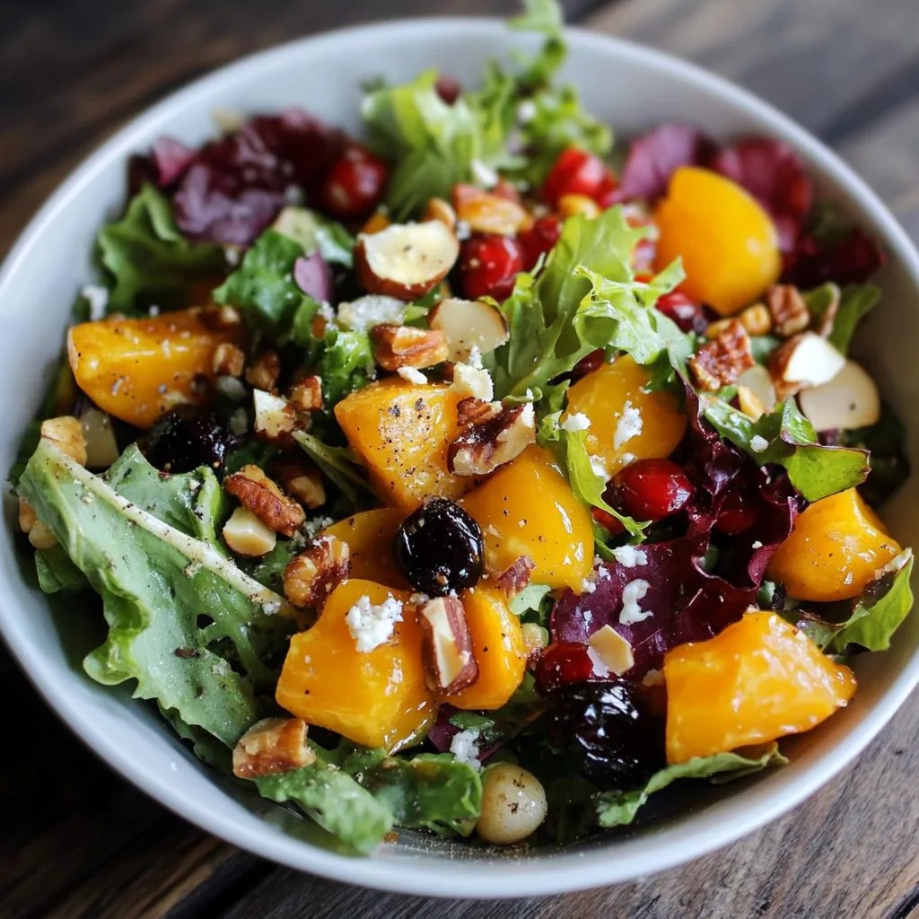 35-Minute Fall Salad with Maple Dressing