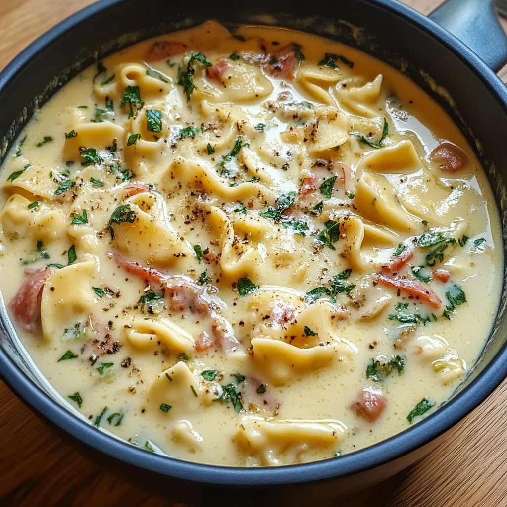 Easy White Lasagna Soup