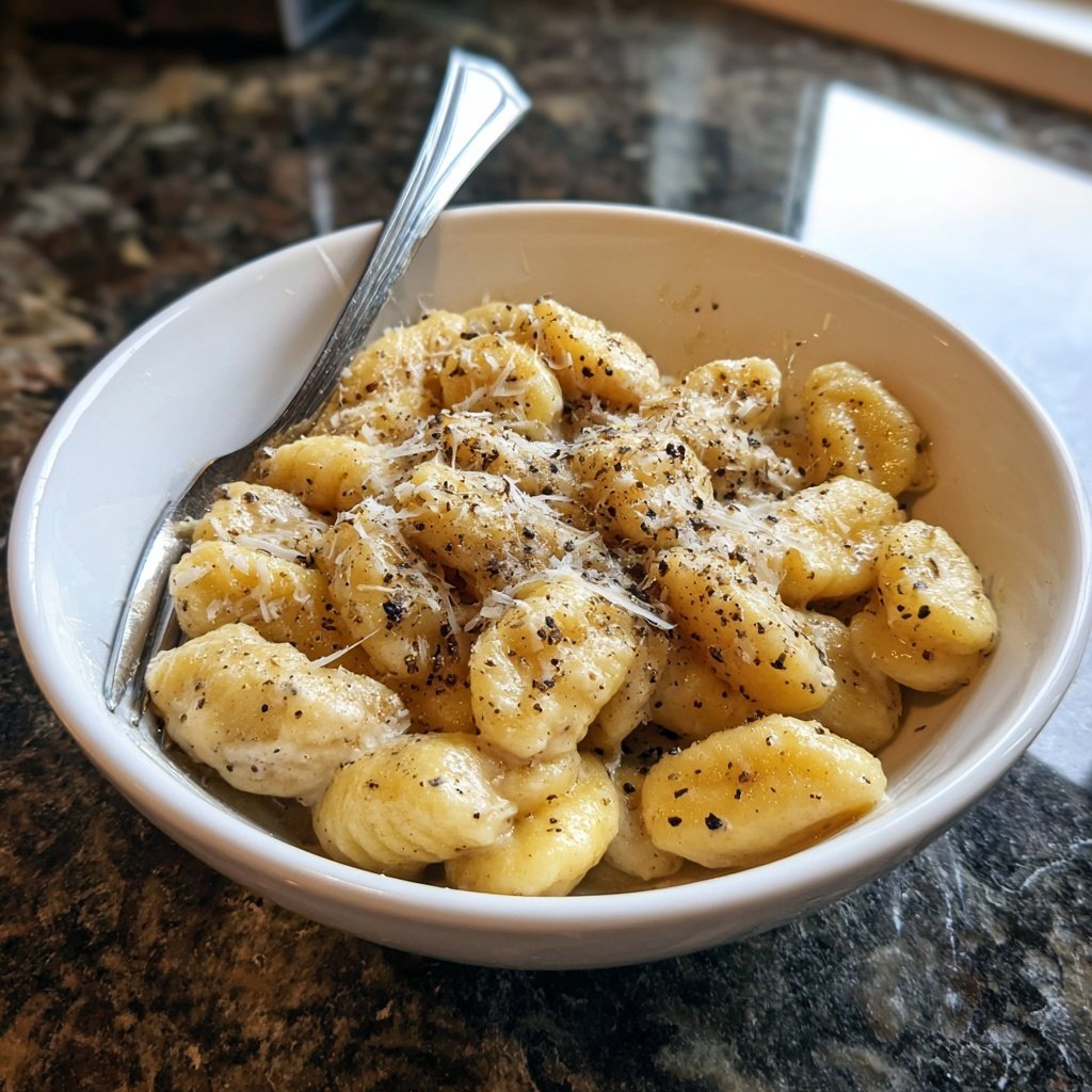 Gnocchi Cacio e Pepe Simple Delicious