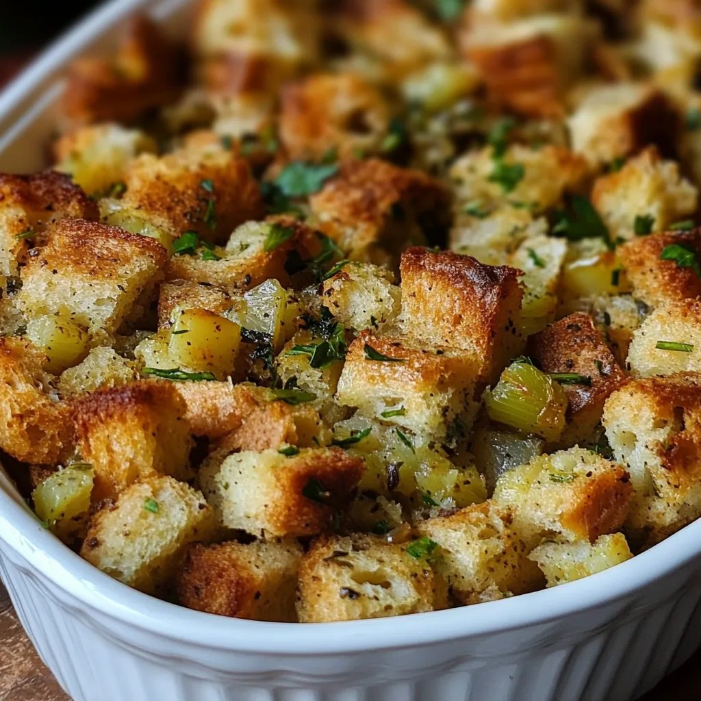 Herbed Butter & Golden Traditional Stuffing