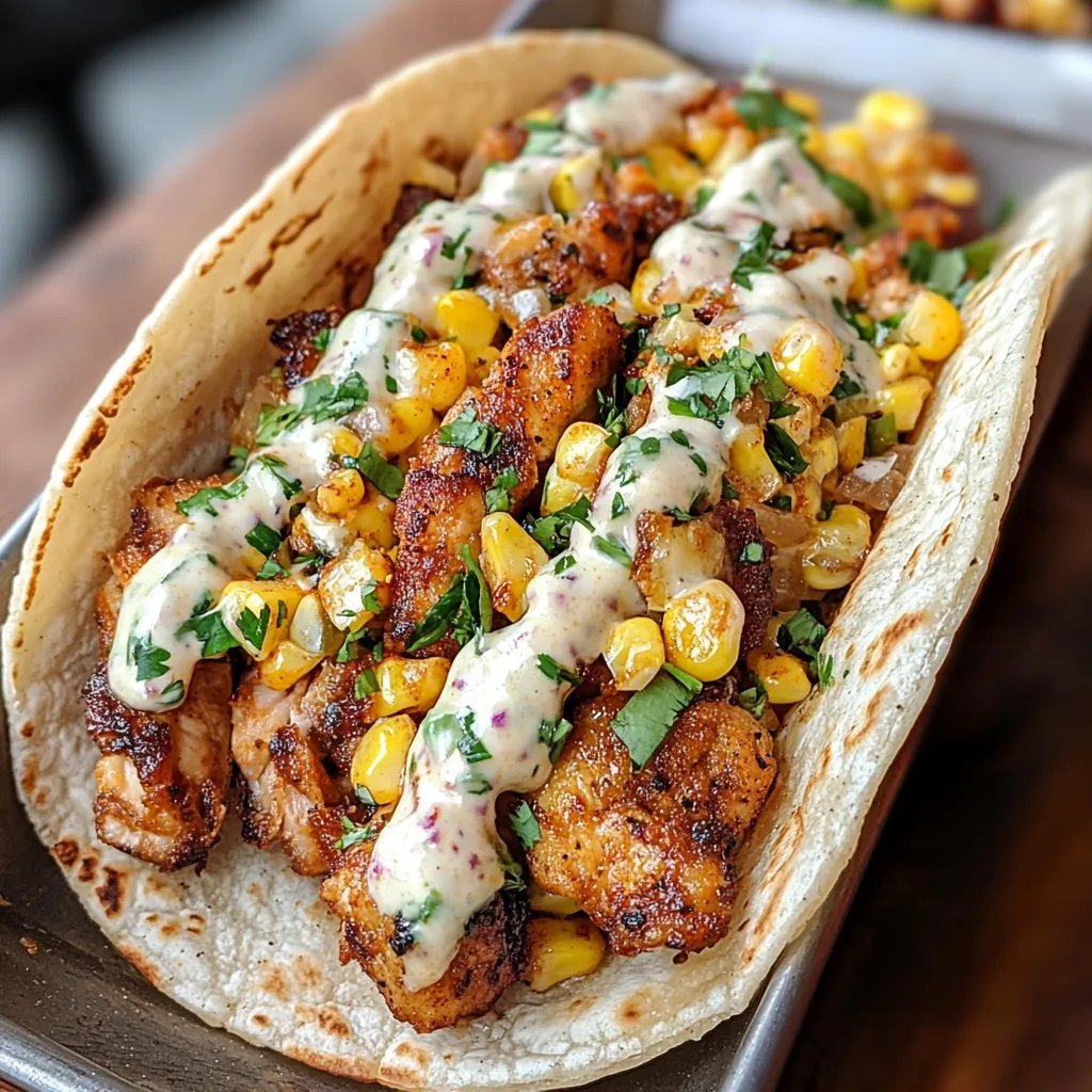 Fried Chicken Street Corn Taco: An Incredible Ultimate Recipe