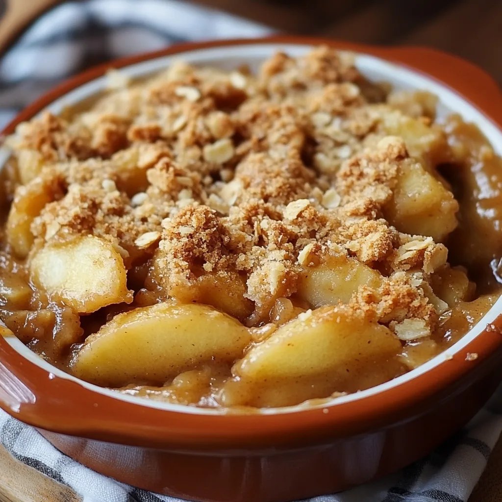 Baked Apple Crumble