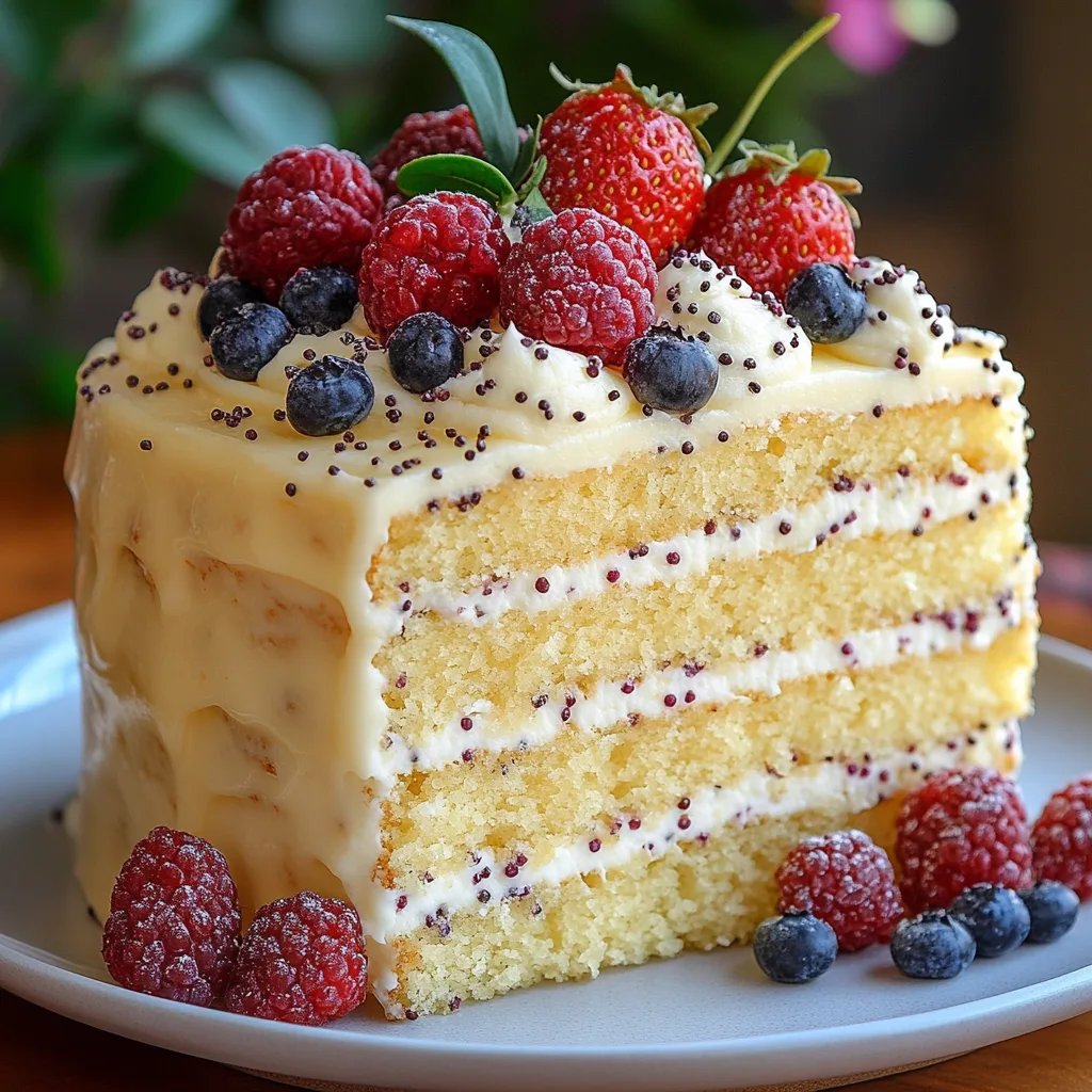 Lemon Poppy Seed Cake: An Incredible Ultimate Recipe