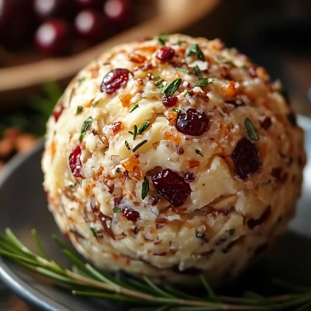 Cheddar Cranberry Cheese Ball