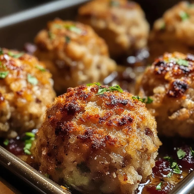 Thanksgiving Stuffing Balls