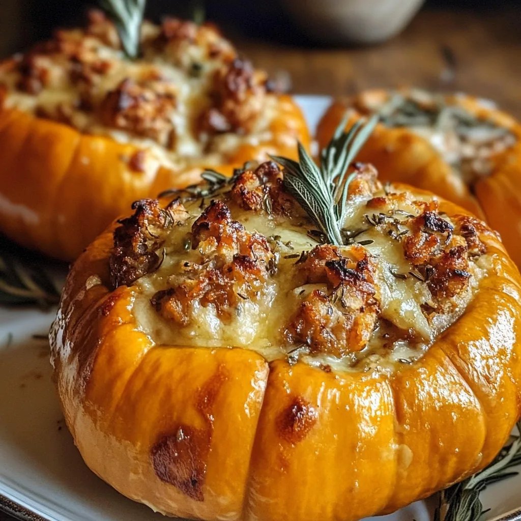 Stuffed Mini Pumpkins