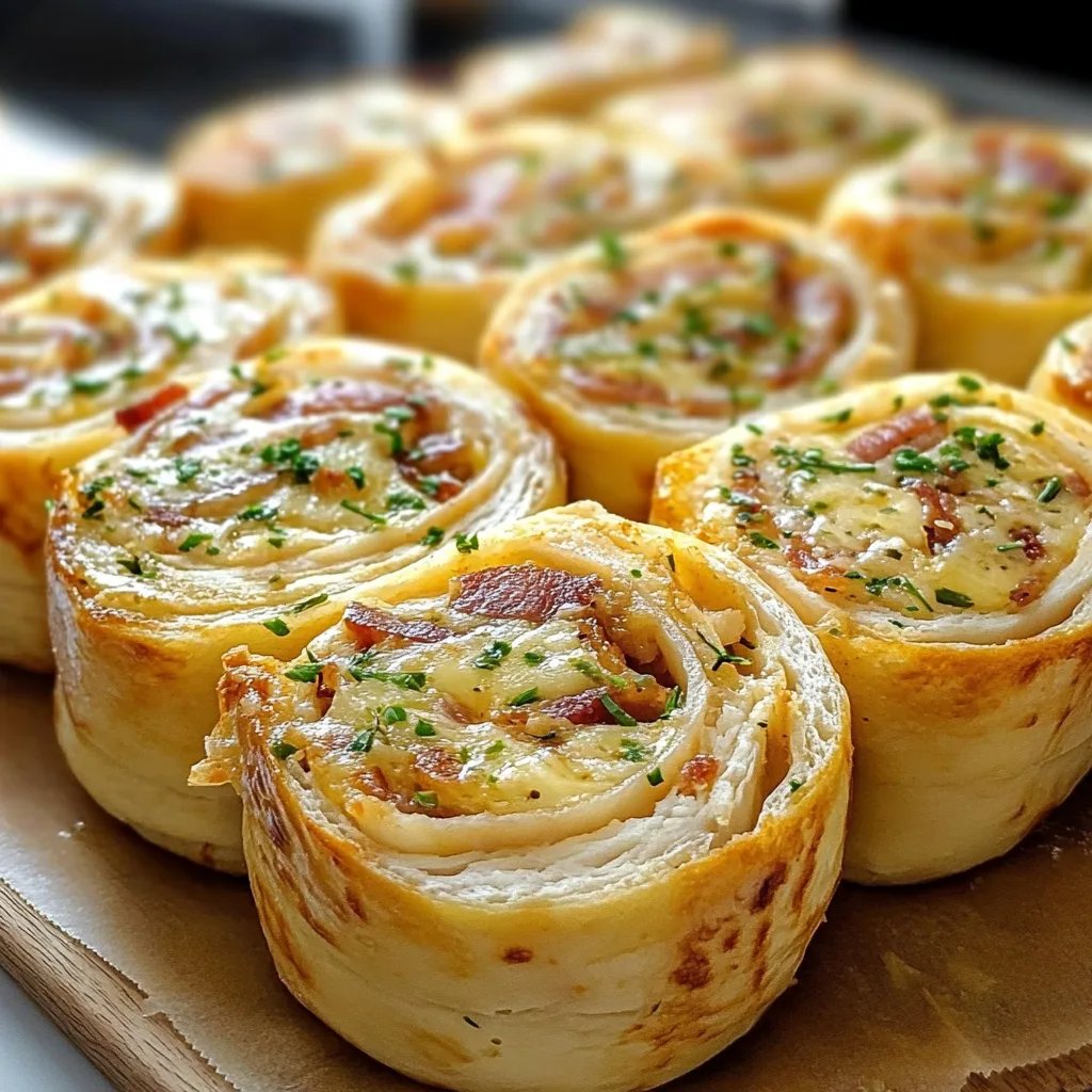 Cheesy Bacon & Chicken Pinwheels: An Amazing Ultimate Recipe for 6