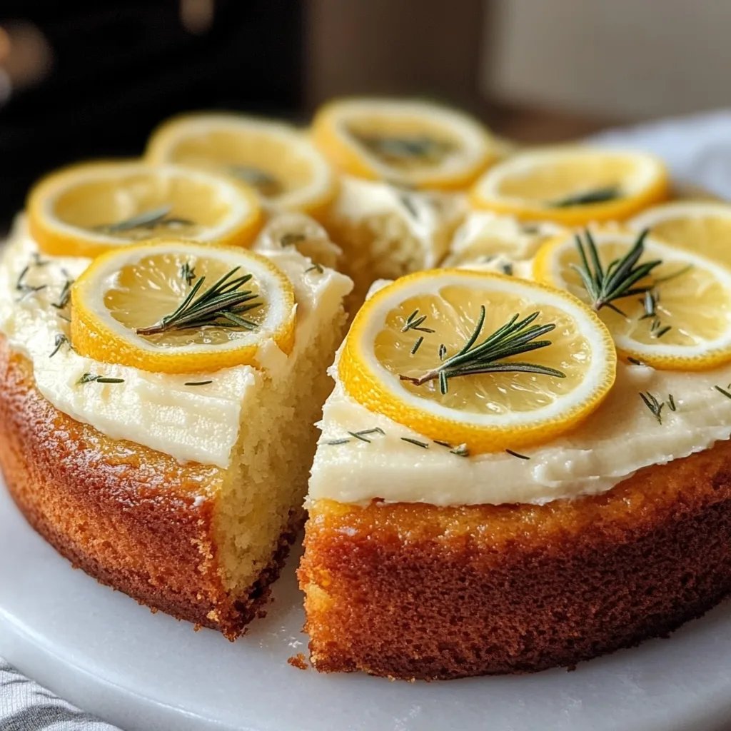 Lemon Rosemary Olive Oil Cake: An Amazing Ultimate Recipe