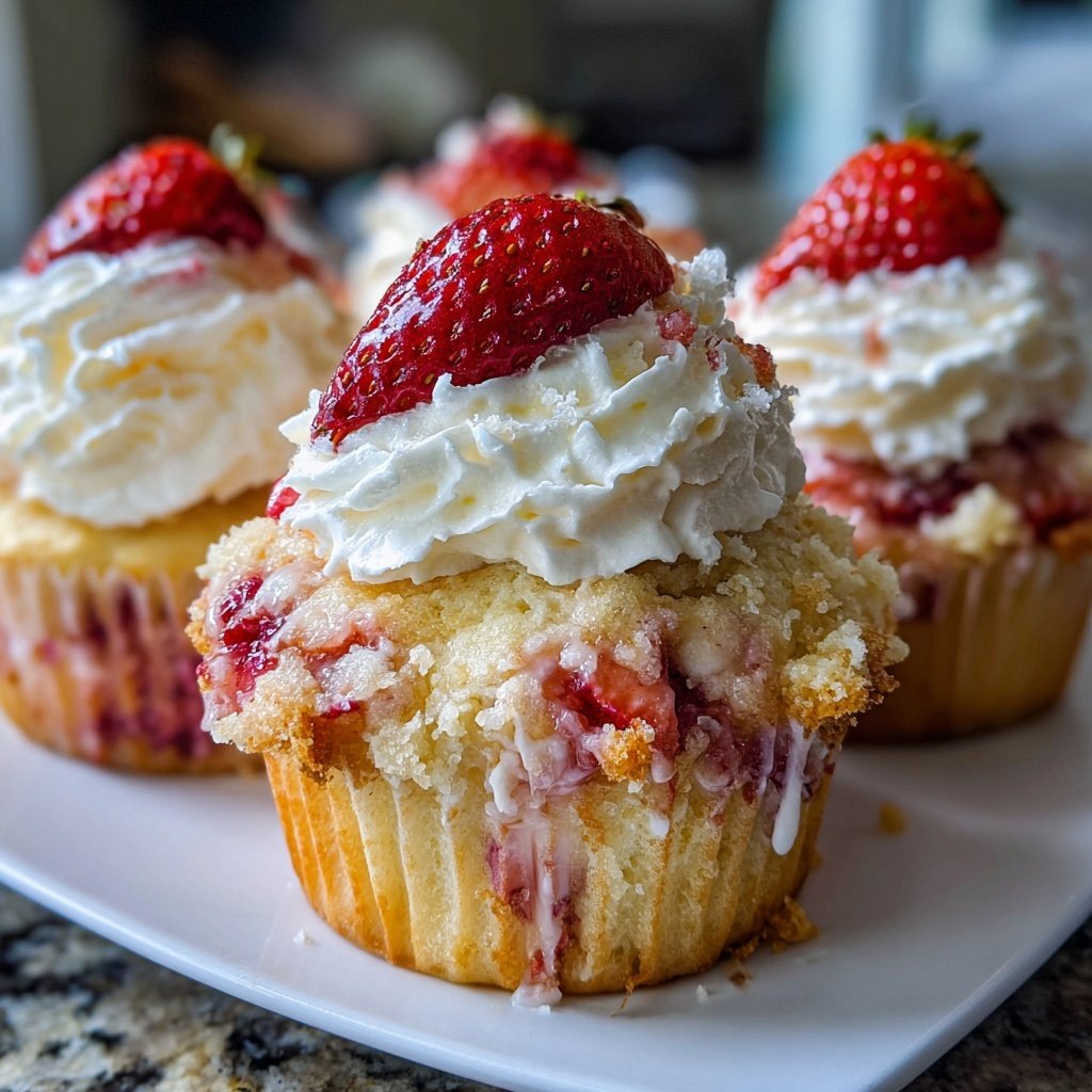 Strawberry Shortcake Cupcakes