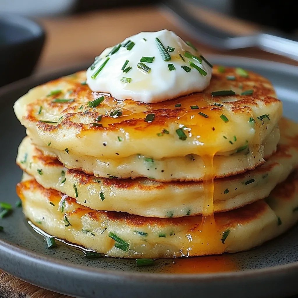 <p>Cheese & Chive Pancakes: An Incredible Ultimate Recipe for Cheese Lovers</p>