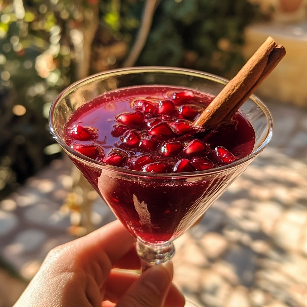 Pomegranate Spice Martini