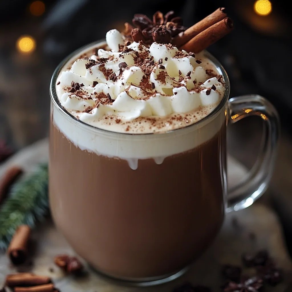 White Pepper & Nutmeg Spiced Hot Chocolate