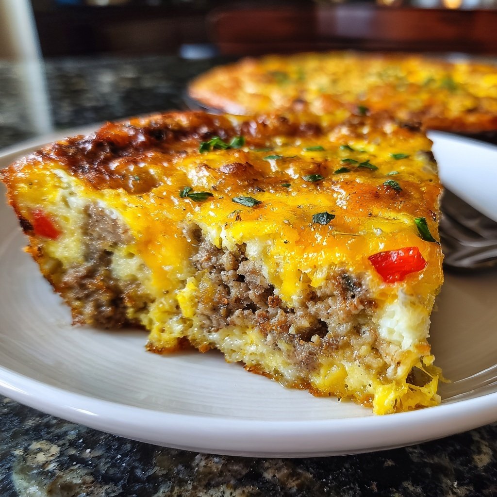 Easy Breakfast Sausage Egg Casserole