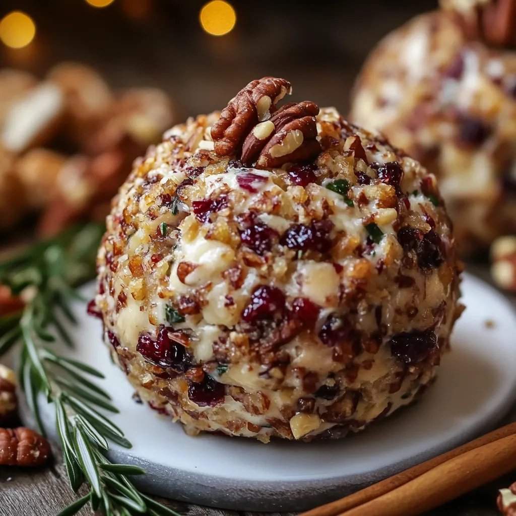 Cranberry Pecan Cheeseball
