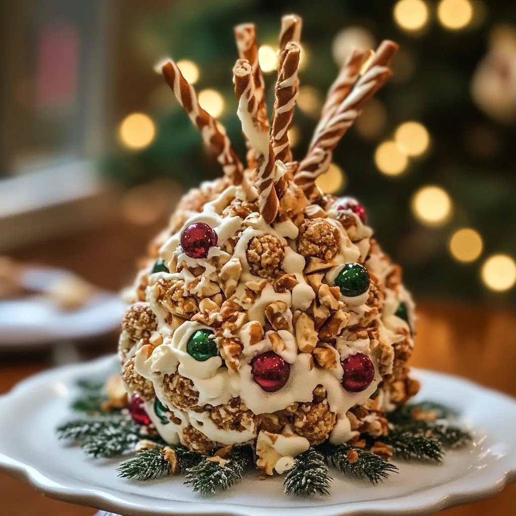 Delicious Christmas Cheese Ball