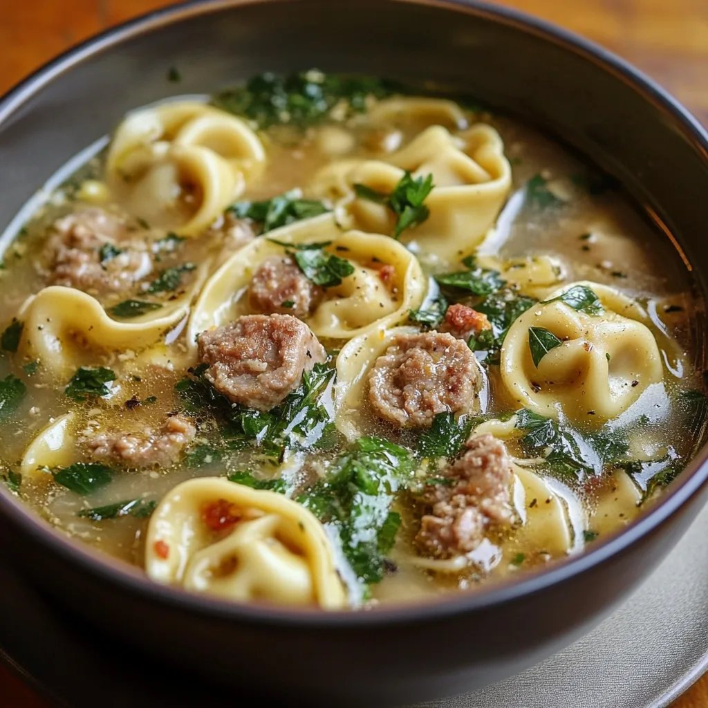 Autumn Tortellini Soup w/ Sausage: An Amazing Ultimate Recipe