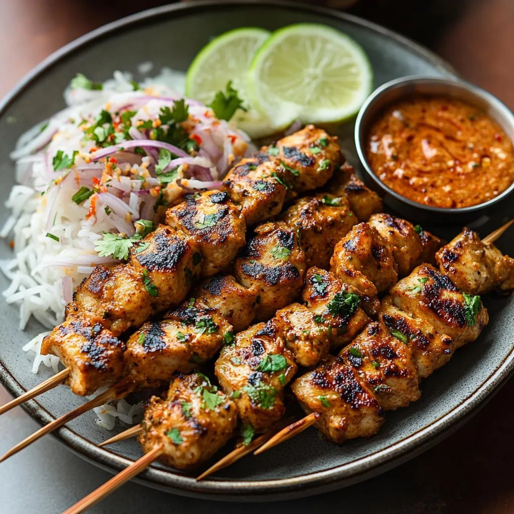 Chicken Satay with Peanut Dipping Sauce: An Incredible Ultimate Recipe