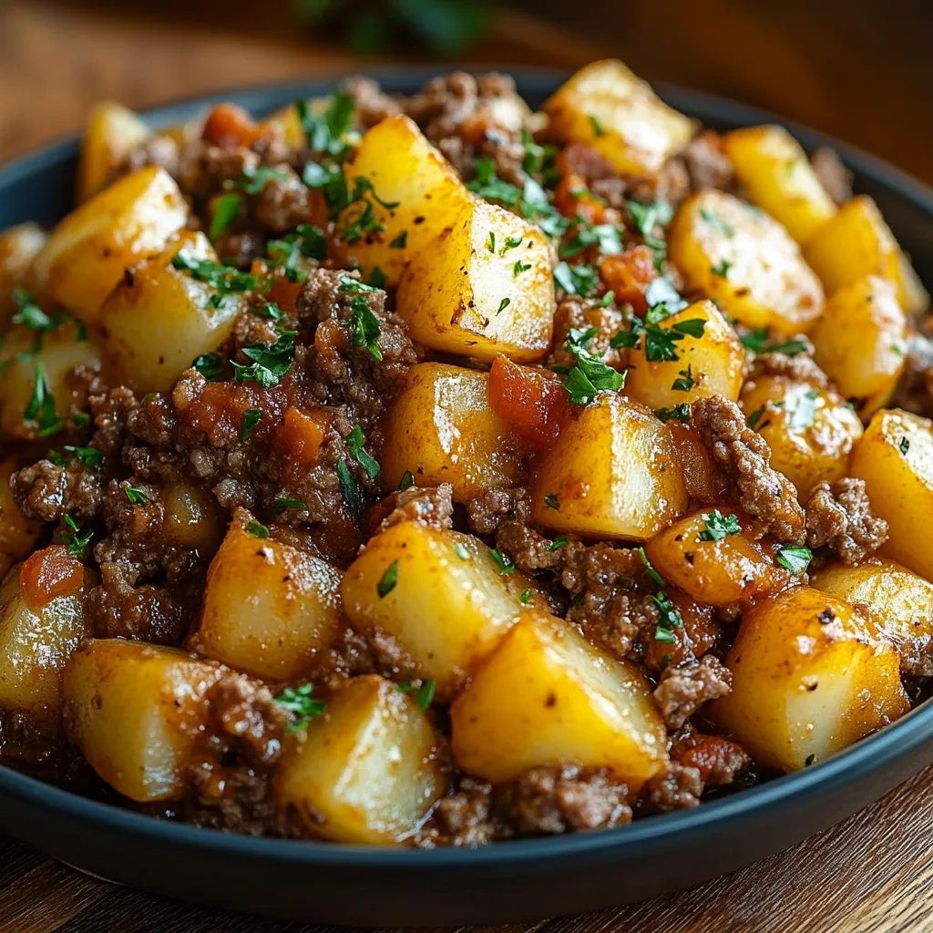 Cheesy Ground Beef & Potatoes: An Incredible Easy Recipe