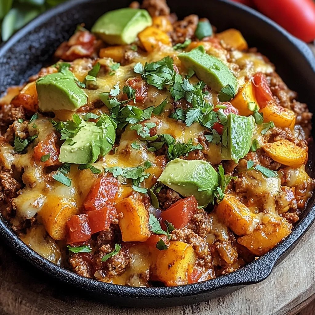 Southwest Ground Beef & Sweet Potato Skillet: An Amazing Ultimate Recipe