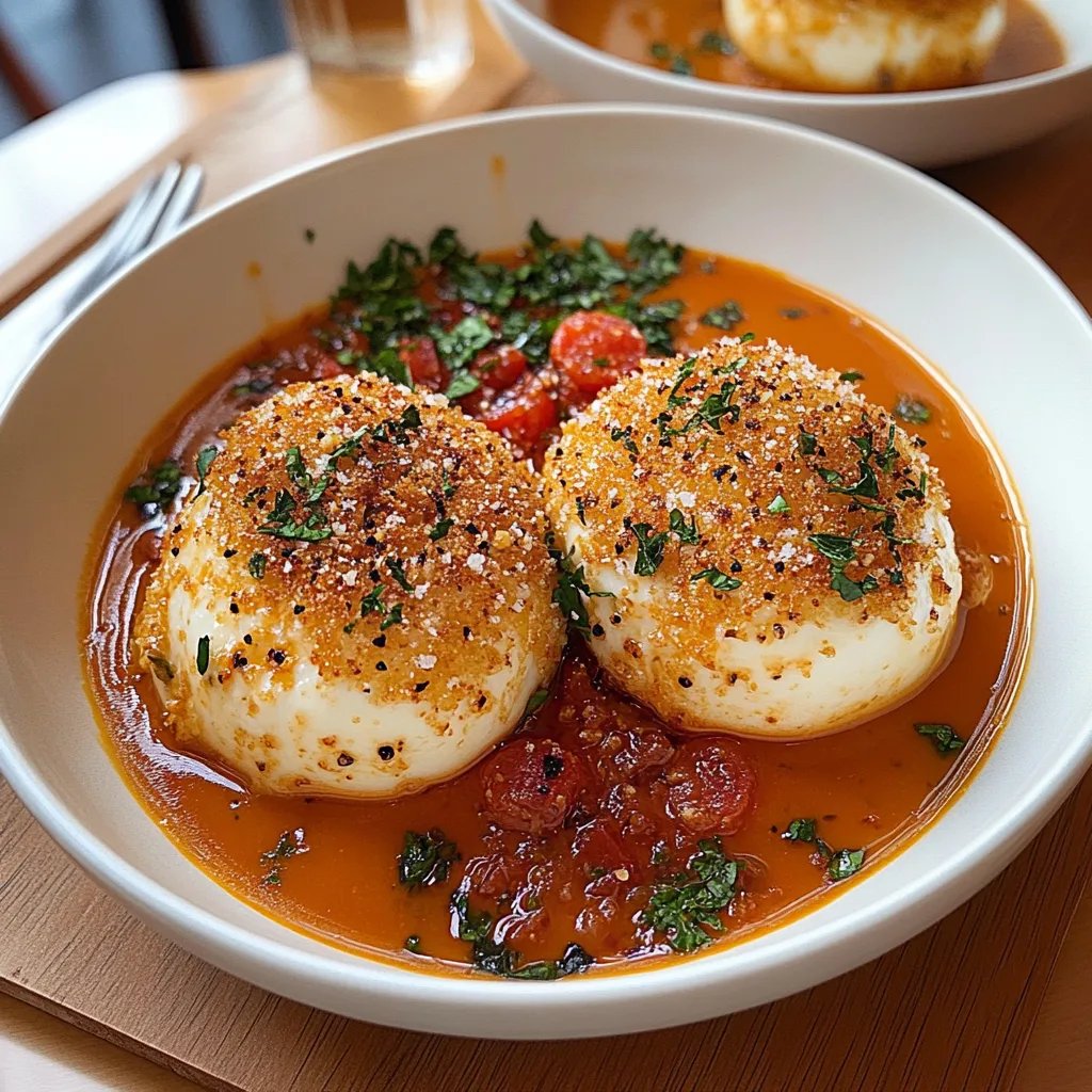 Fried Burrata with Spicy Vodka-Style Sauce: An Incredible 7-Step Recipe