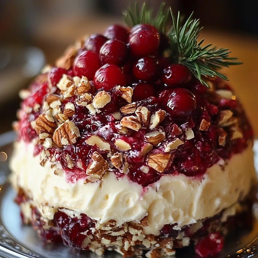 Cranberry Pecan Cream Cheese Ball