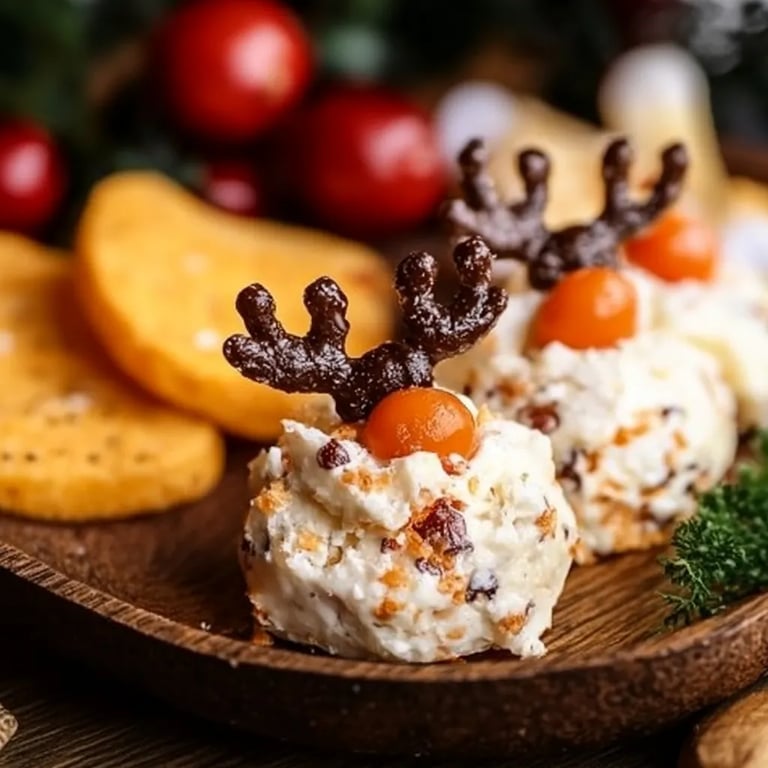 Reindeer Cheese Ball Appetizer