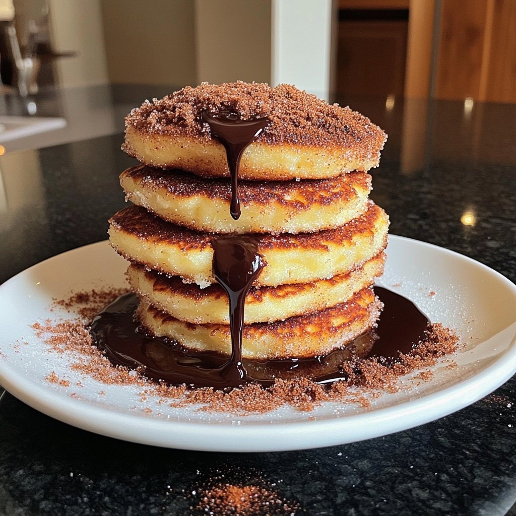 Irresistible Spanish Churro Pancakes