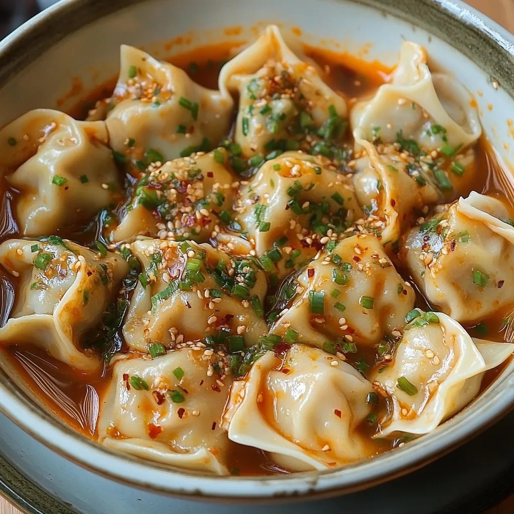 Tofu & Chive Wontons in Chili Broth: An Amazing Ultimate Recipe