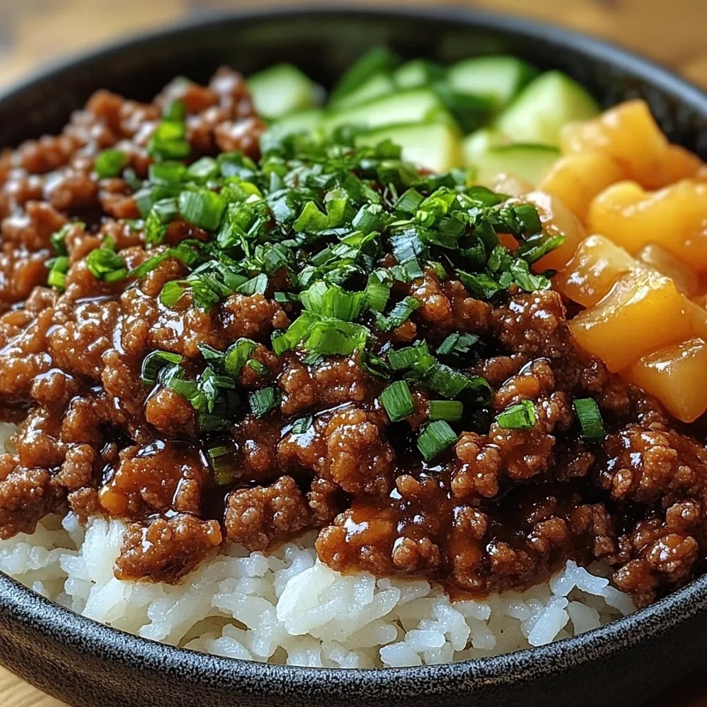 Korean Ground Beef Bowl: An Amazing Ultimate Recipe