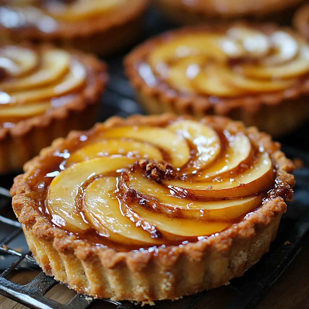 Salted Caramel Apple Tarts