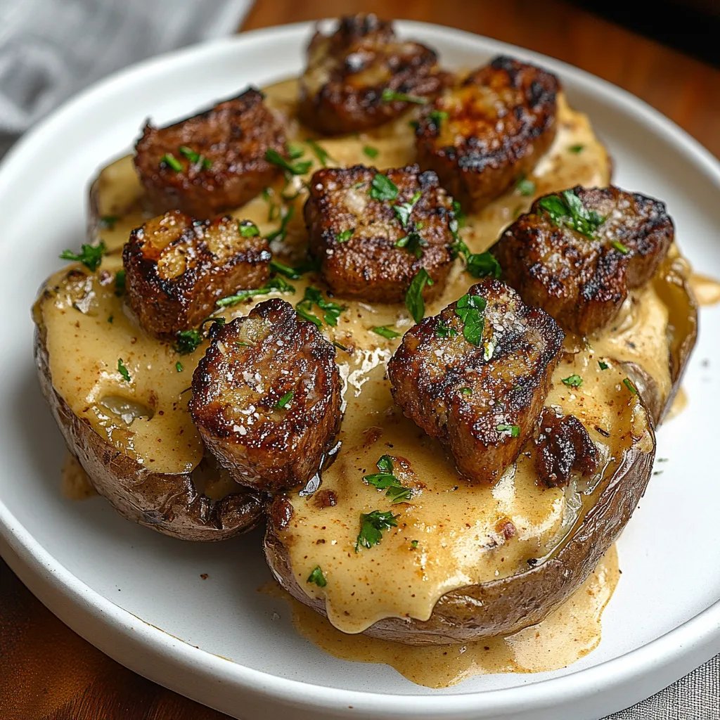 Loaded Baked Potato w/ Steak Bites: An Amazing Ultimate Recipe