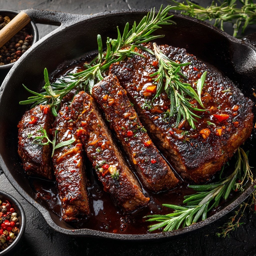 Steaks with Goulash and Sauce