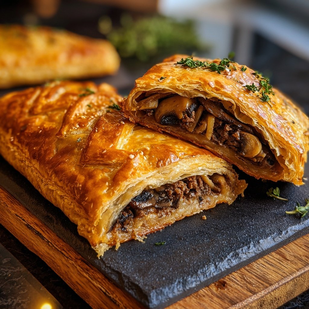 Mini Beef Wellington with Mushrooms