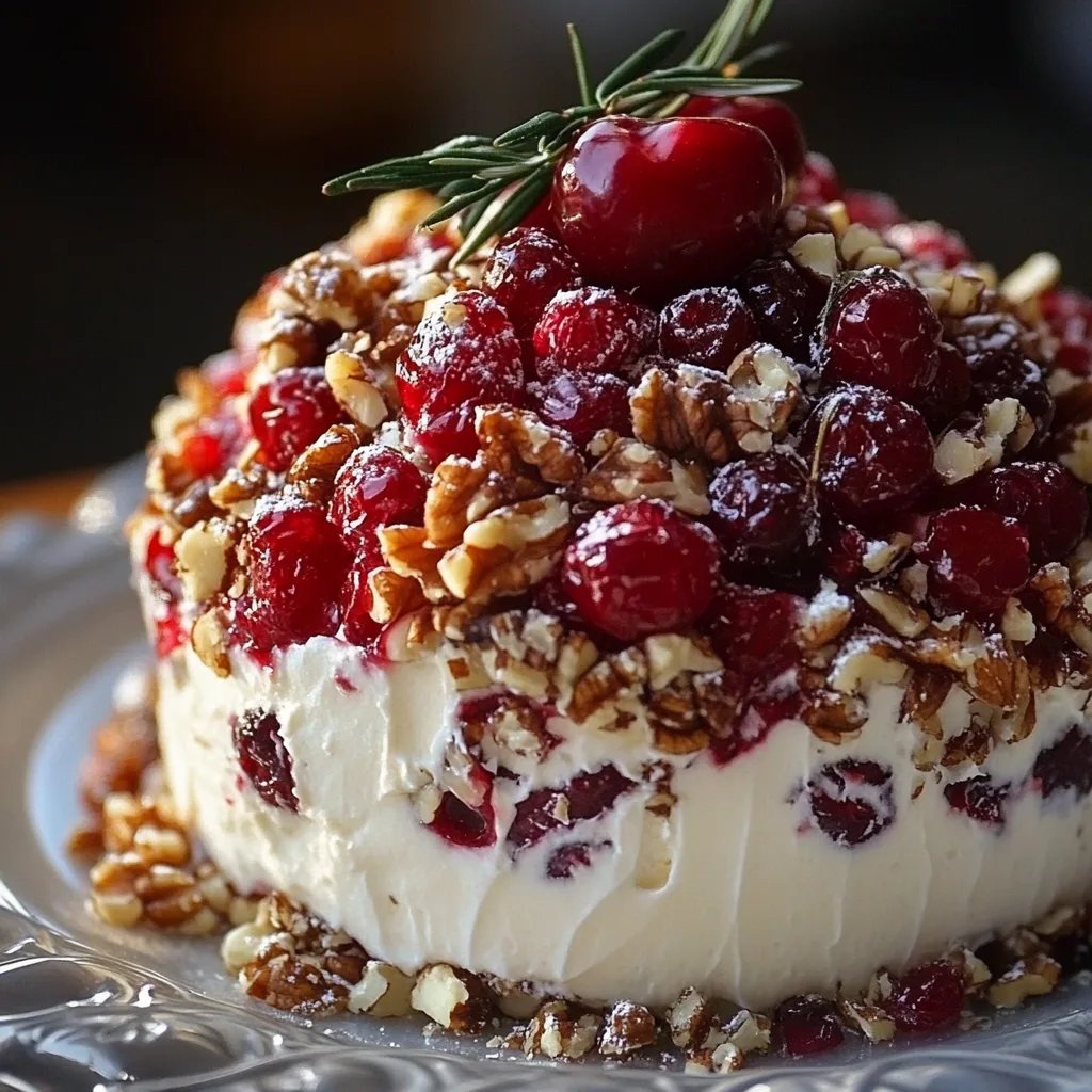 Cranberry Pecan Cream Cheese Ball