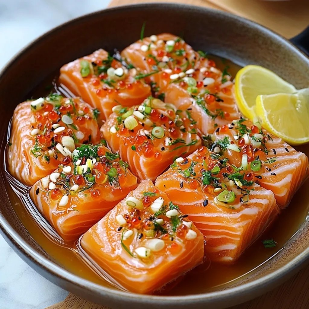 Salmon Crudo w/ Citrus Soy Dressing: An Incredible Ultimate Recipe