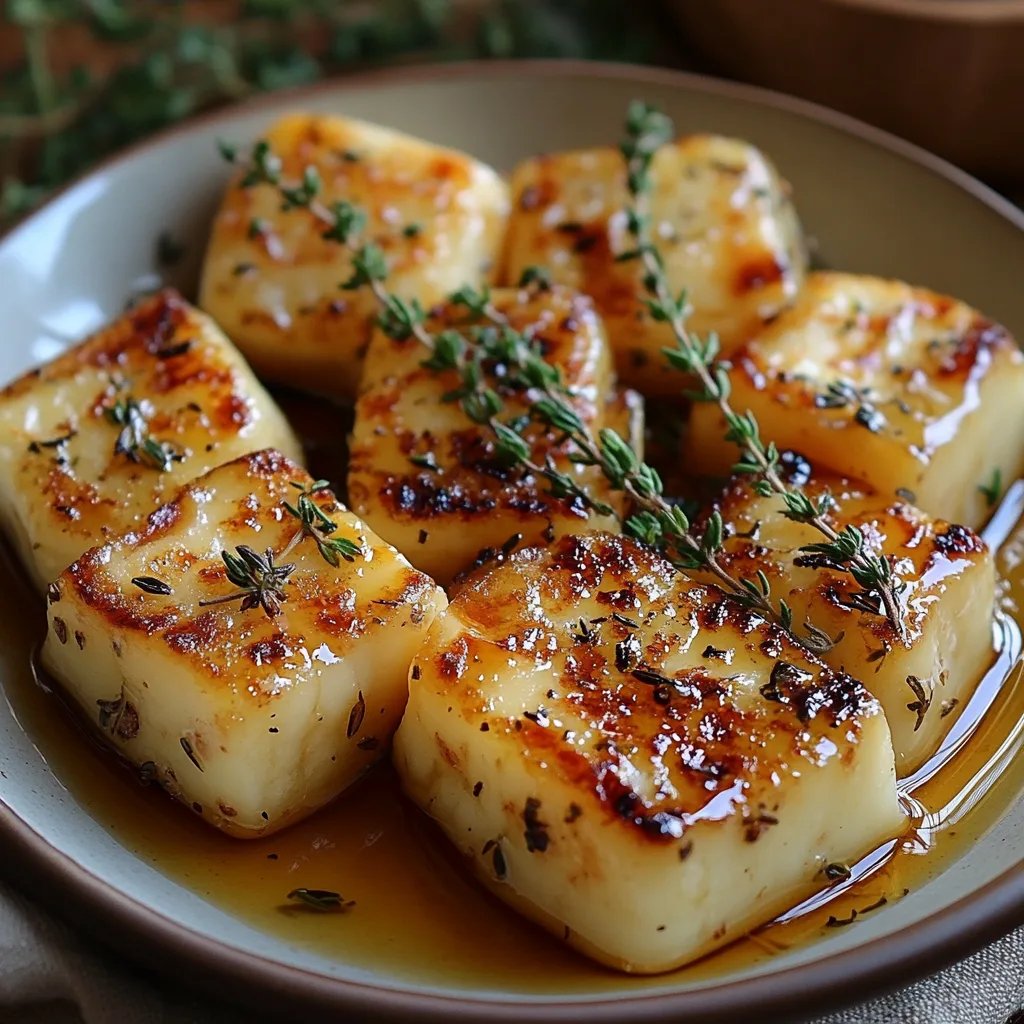 Golden Halloumi w/ Honey & Thyme: An Incredible 7-Step Recipe