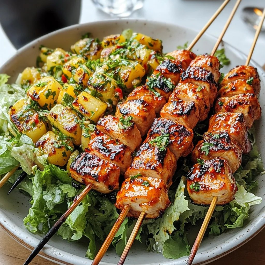 BBQ Chicken Skewer Salad: An Incredible Ultimate Recipe