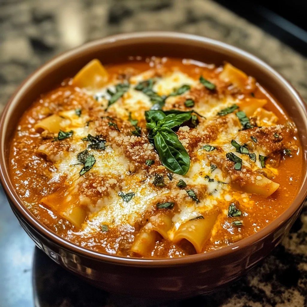 Easy Viral Lasagna Soup (One Pot!)
