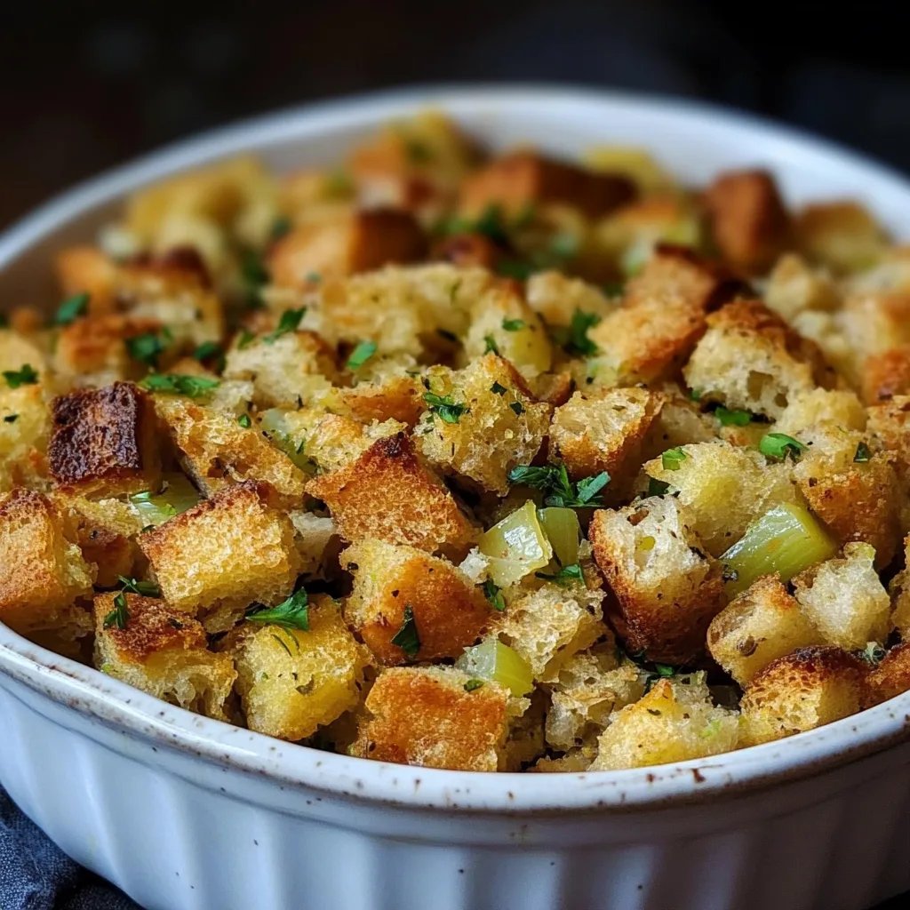 Herbed, Butter & Golden Traditional Stuffing