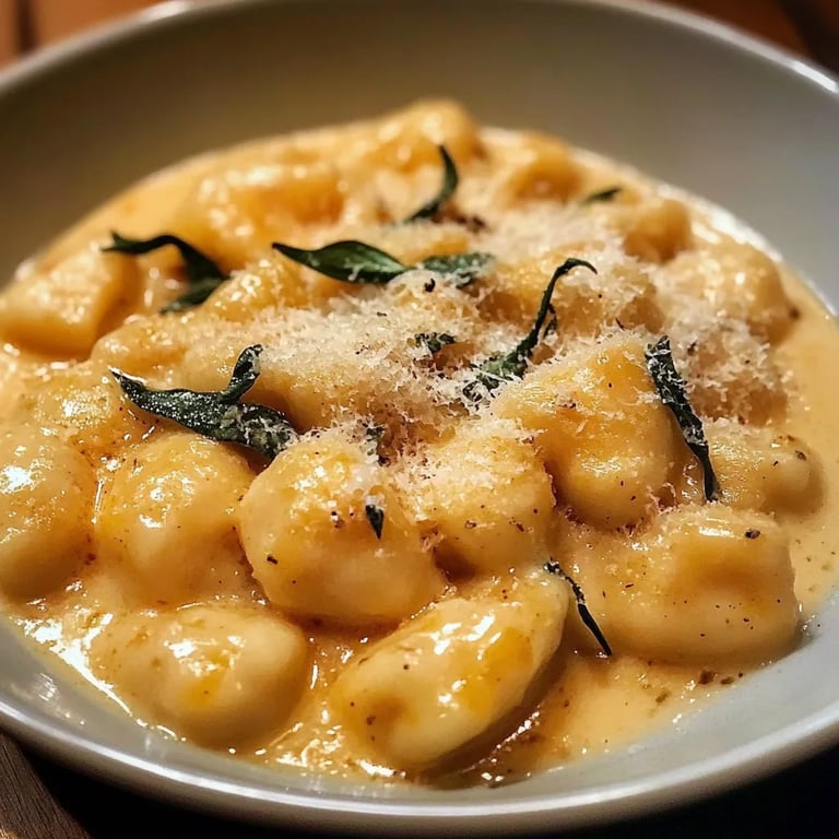 Creamy Pumpkin Gnocchi